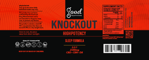 Good Hemptations Knockout Tincture
