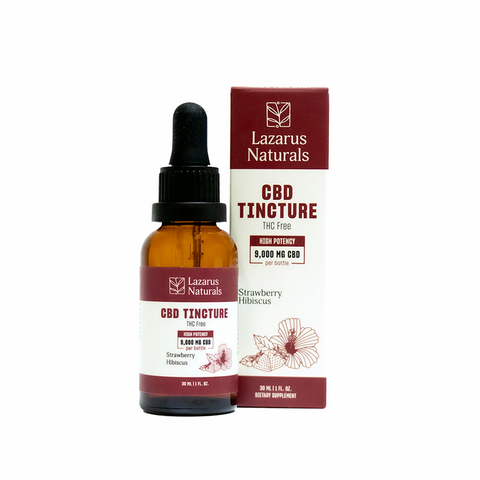 Lazarus Naturals Organic CBD Tincture THC Free