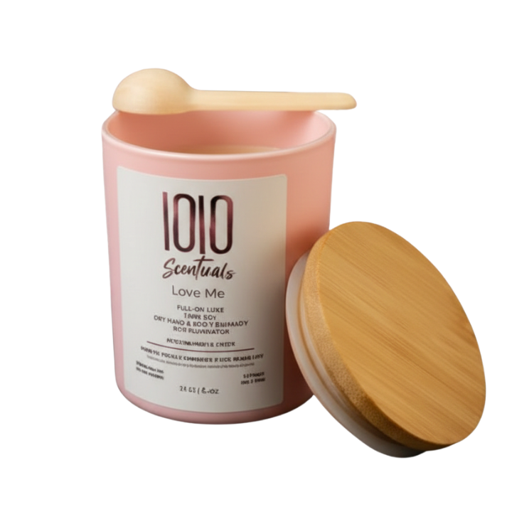 Love Me scented massage candle
