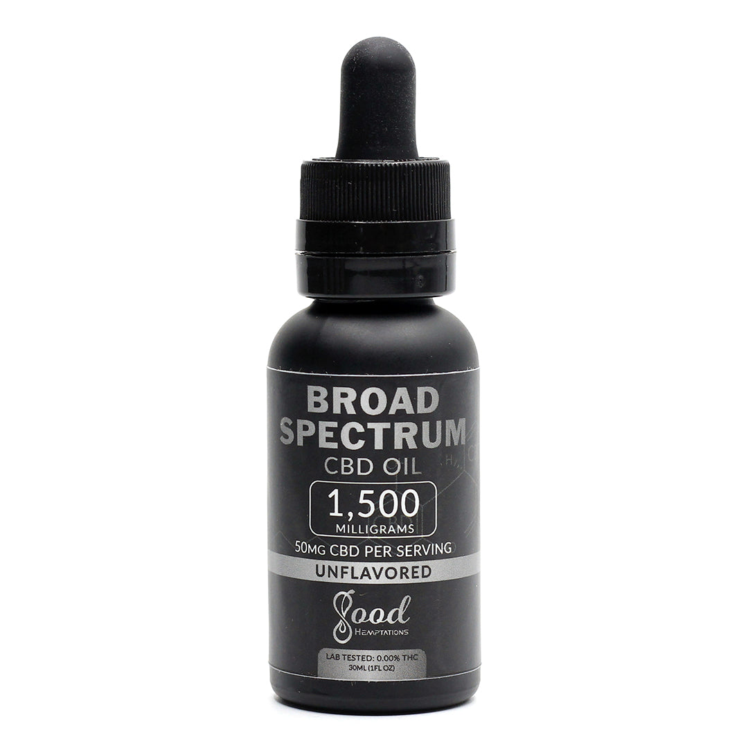 Good Hemptations Black Label Broad Spectrum Tincture 1500mg