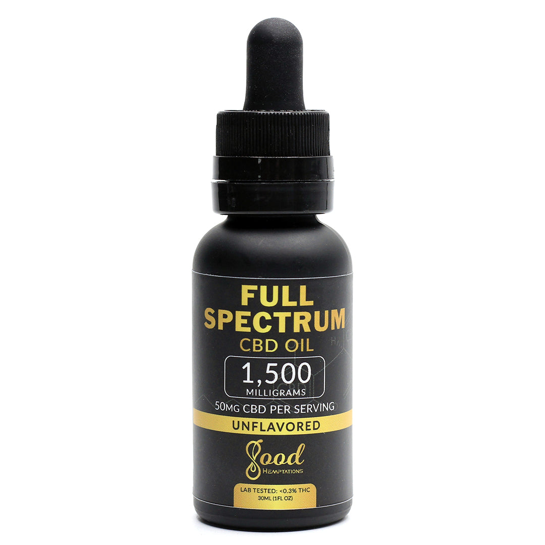 Good Hemptations Black Label Full Spectrum Tincture 1500mg