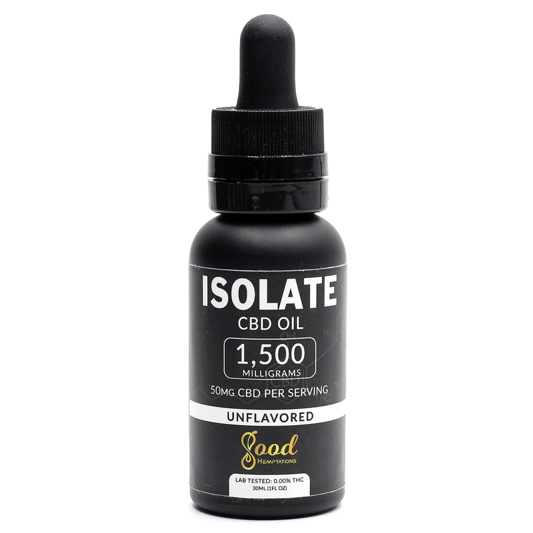 Good Hemptations Black Label Isolate Tincture 1500mg