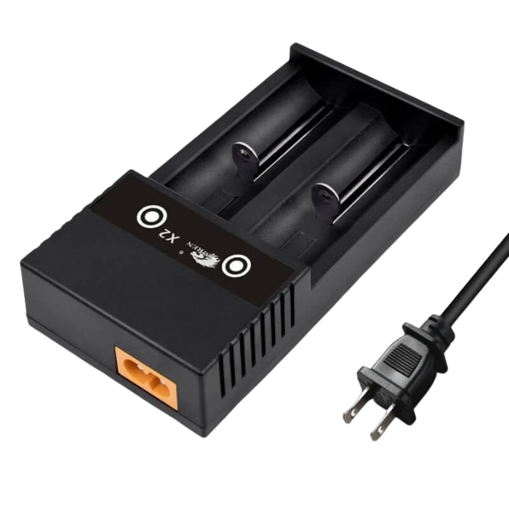 18650 charger with batteries