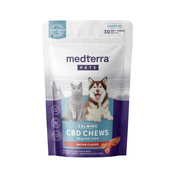 medterra cbd calming pet chews