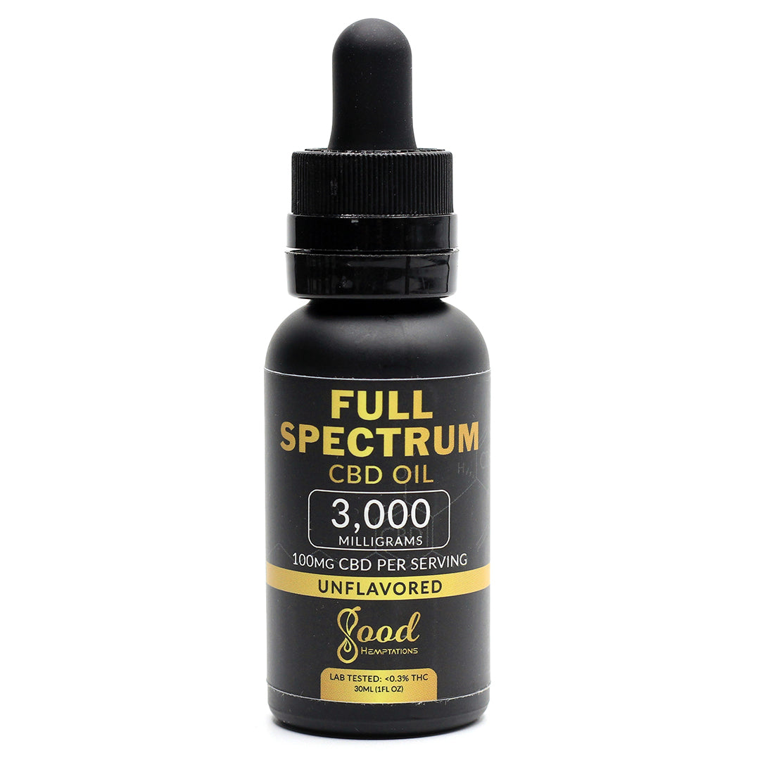 Good Hemptations Black Label Full Spectrum Tincture 3000mg