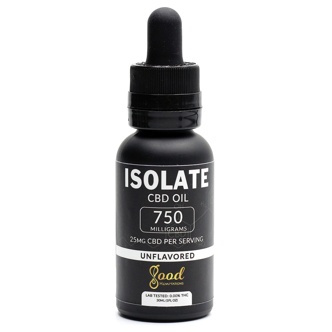 Good Hemptations Black Label Isolate Tincture 750mg