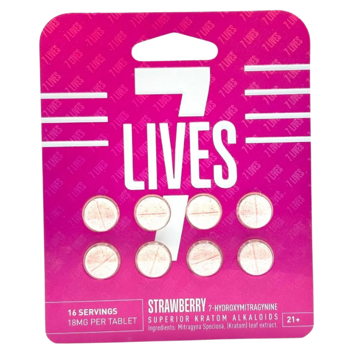7 Lives Berry Punch Kratom Tablets