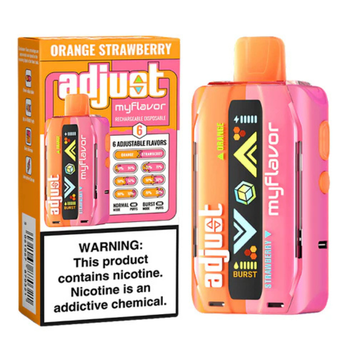 Adjustable cooling disposable vape
