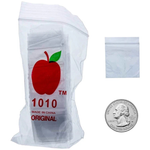 Apple logo plastic bags