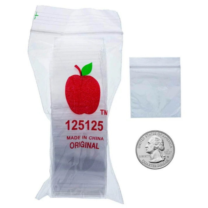 small clear zip lock bags​