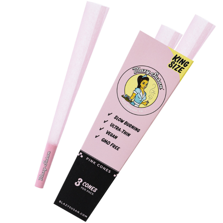 blazy susan purple cones