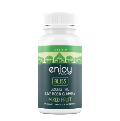 Enjoy Hemp Delta 9 Live Rosin 300mg Gummies by Enjoy Hemp