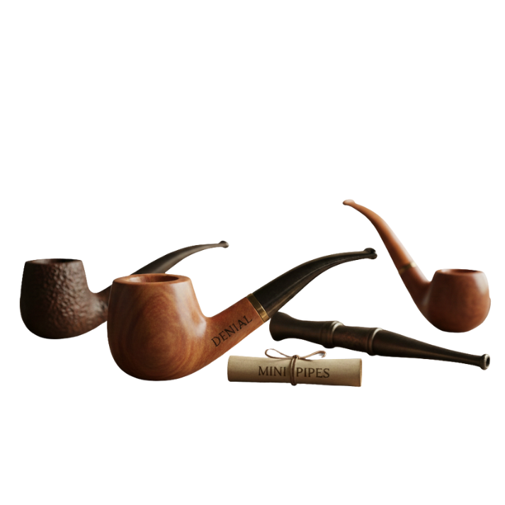 Denial Mini Pipes by Denial Glass