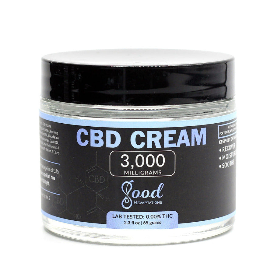 Good Hemptations 3000mg CBD Cream