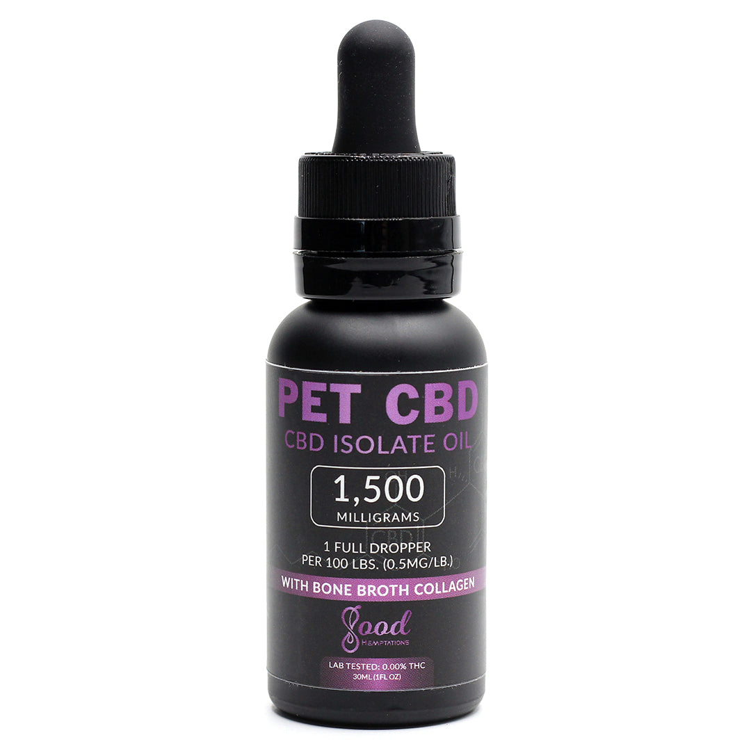 Good Hemptations Black Label Pet Tincture 1500mg