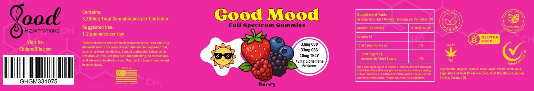 Good Hemptations Signature Gummies  Nature's Secret