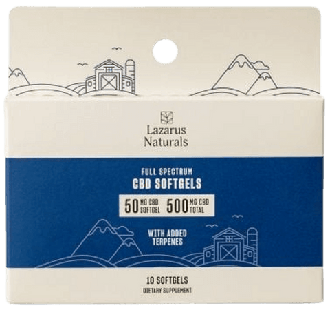 Lazarus Naturals CBD Softgels