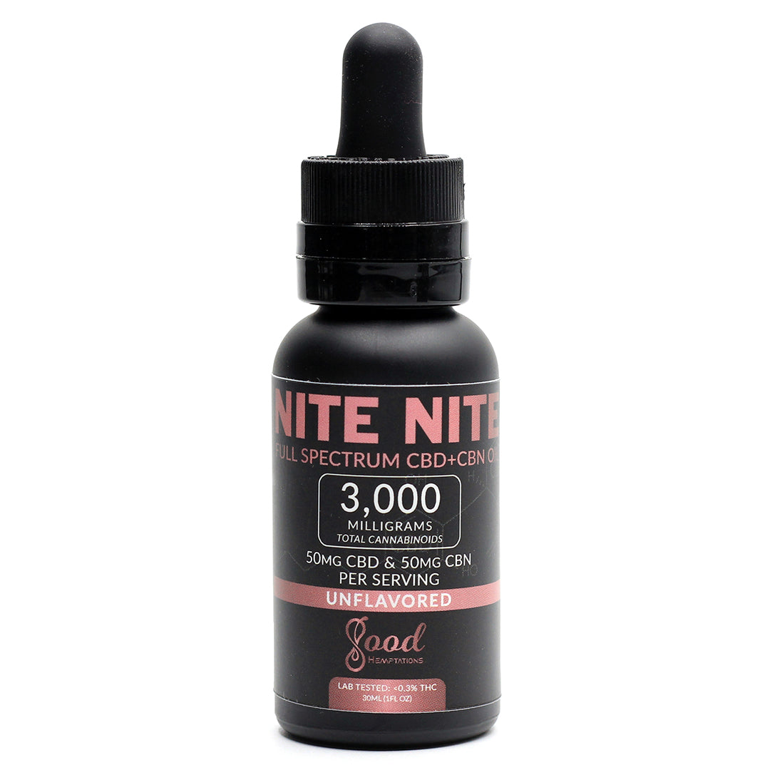 Good Hemptations Black Label Night Night Full Spectrum Tincture