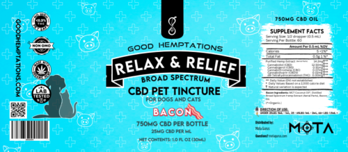 Good Hemptations Broad Spectrum Pet Tincture