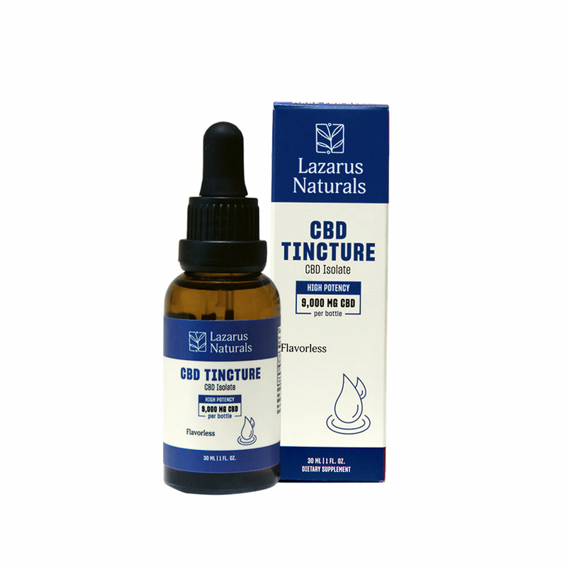 Lazarus Naturals Organic CBD Tincture THC Free
