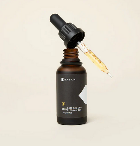 Batch CBD+CBG Gold Reserve Tincture  Nature's Secret
