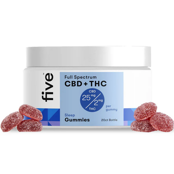 five™ Full Spectrum CBD+THC Sleep Gummies