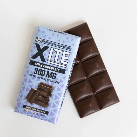 Xite Delta 9 Milk Chocolate Large Bars 300mg