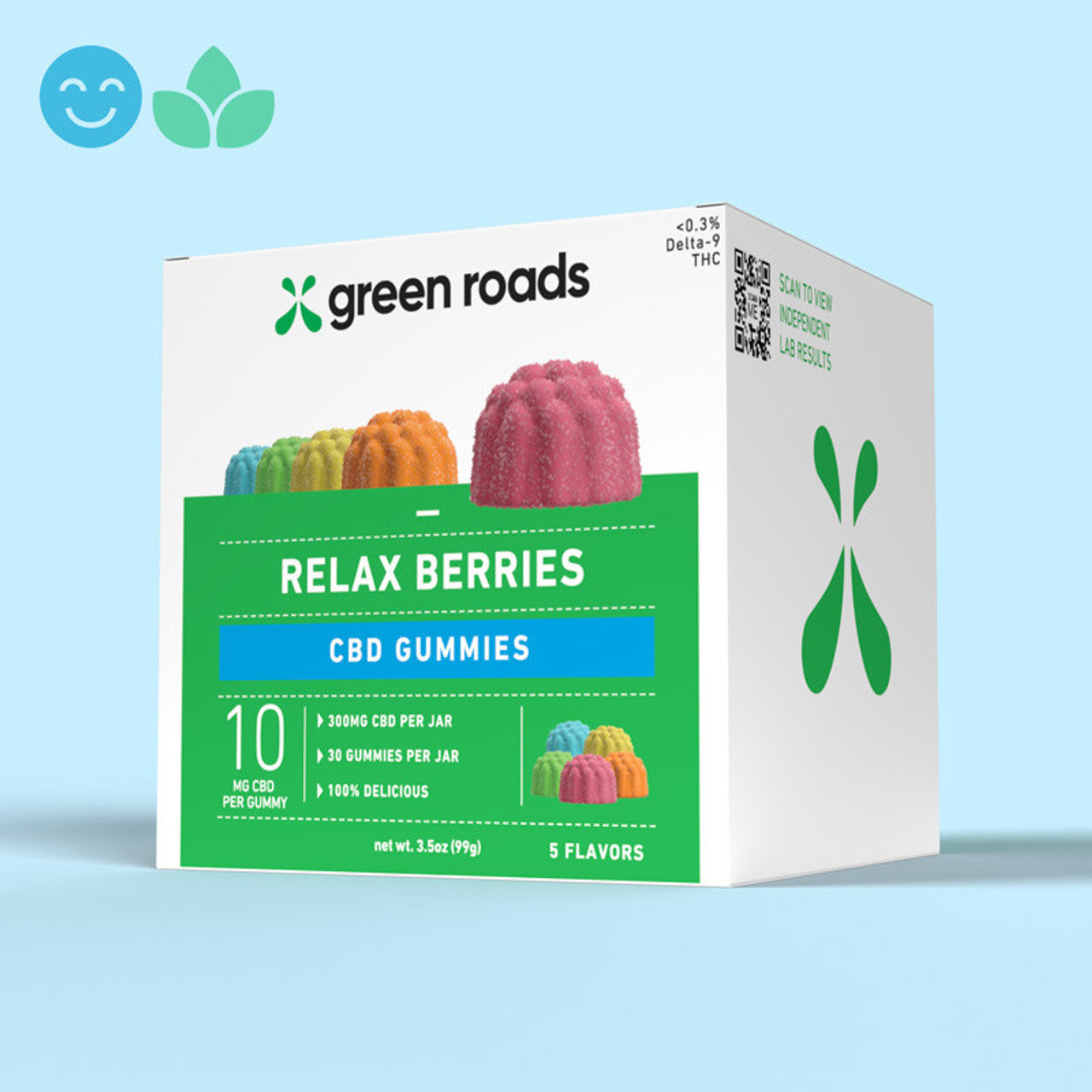 GREEN ROADS Relax Bears 10mg 30 ct