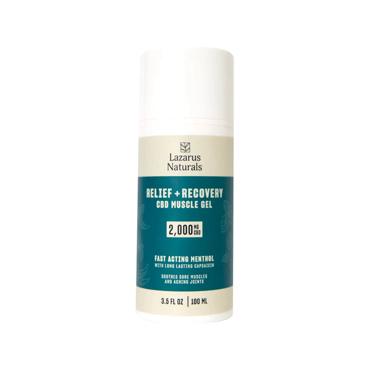 lazarus naturals relief and recovery cbd muscle gel​