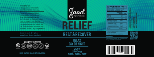Good Hemptations Relief Tincture  Nature's Secret