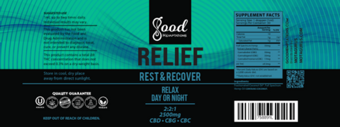 Good Hemptations Relief Tincture
